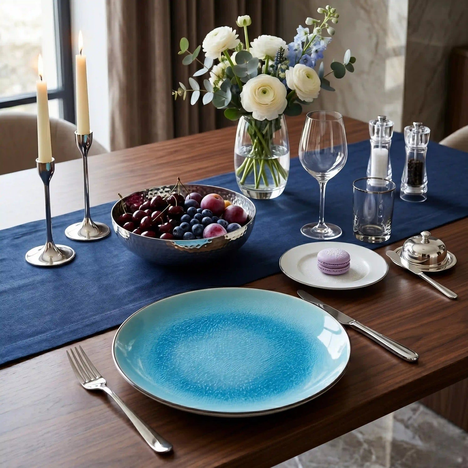 MYSTERIOUS BLUE PLATE