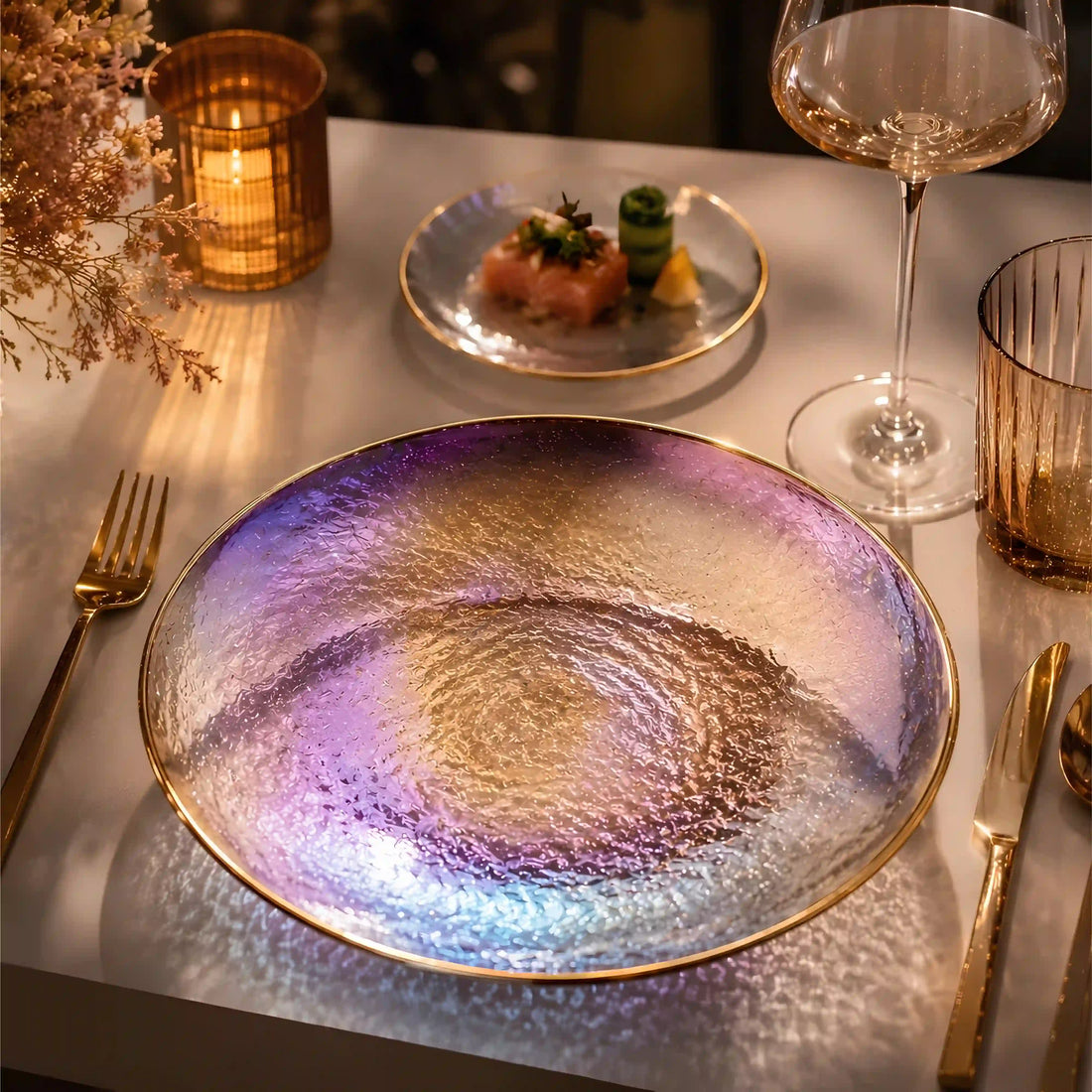 RAINBOW OPAQUE PLATE