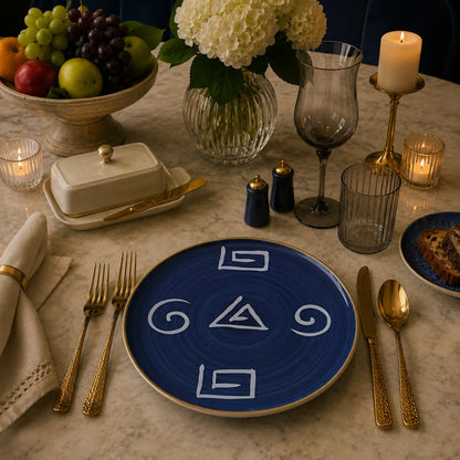 EMILIA AZURE PLATE