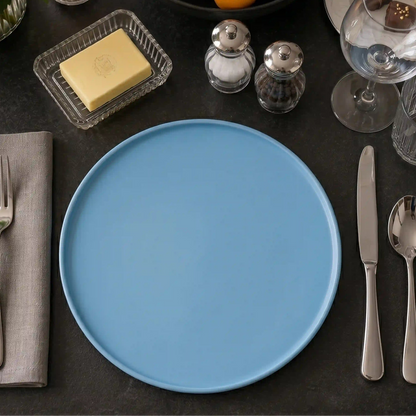 PLAIN BLEU PLATE