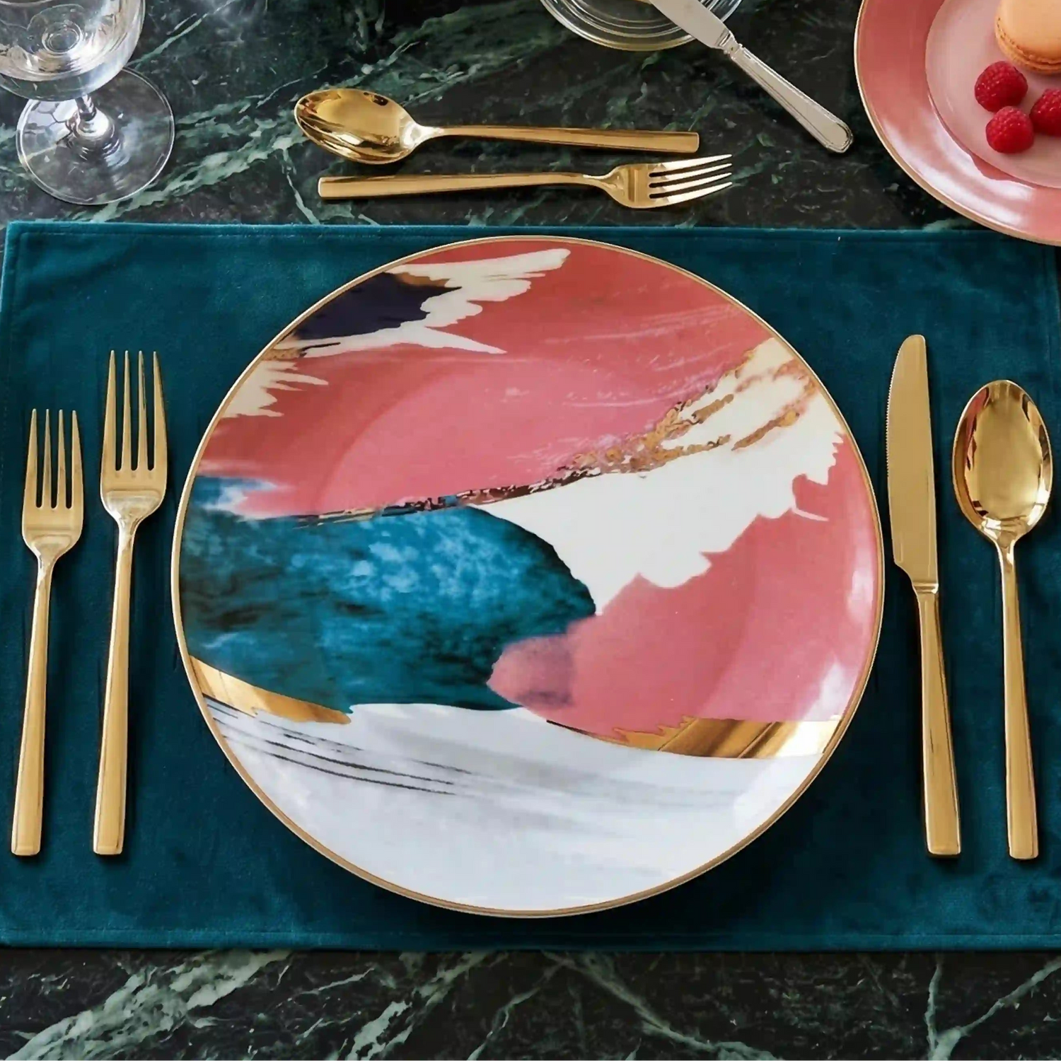 PICASSO ROSÉ RIVIERA PLATE