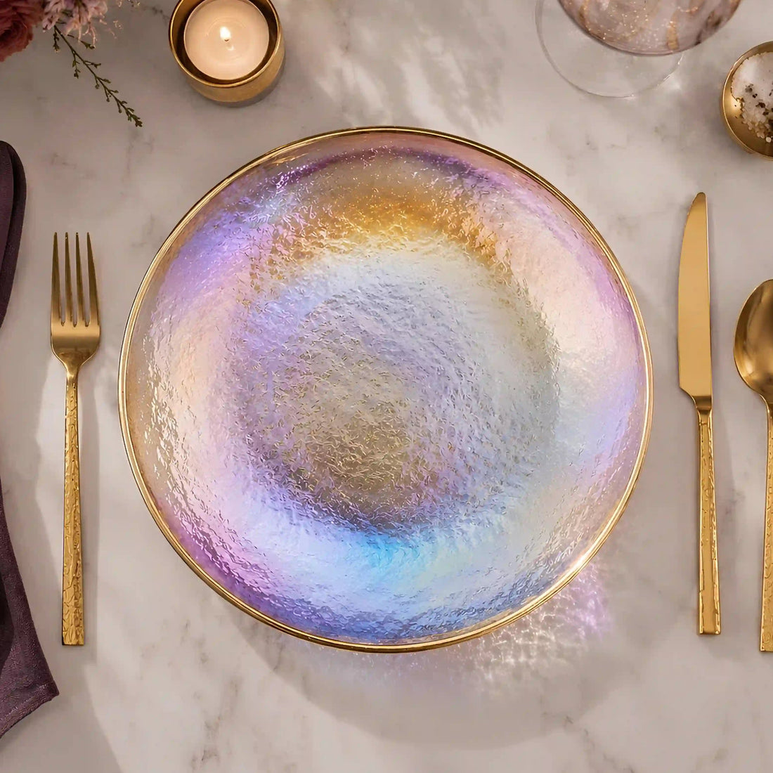 RAINBOW OPAQUE PLATE