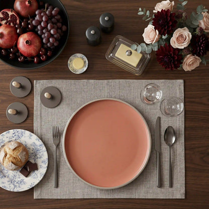 FAYETTE BLUSH ROSE PLATE