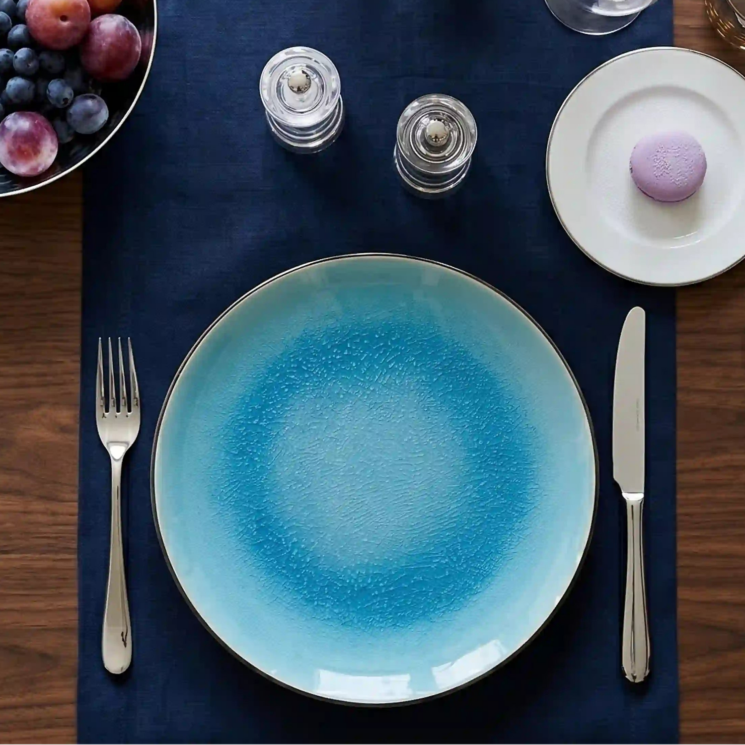 MYSTERIOUS BLUE PLATE