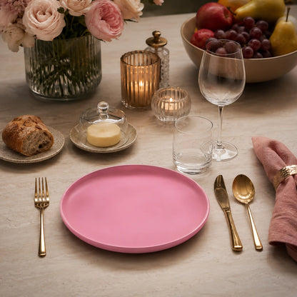 PLAIN ROSE PLATE