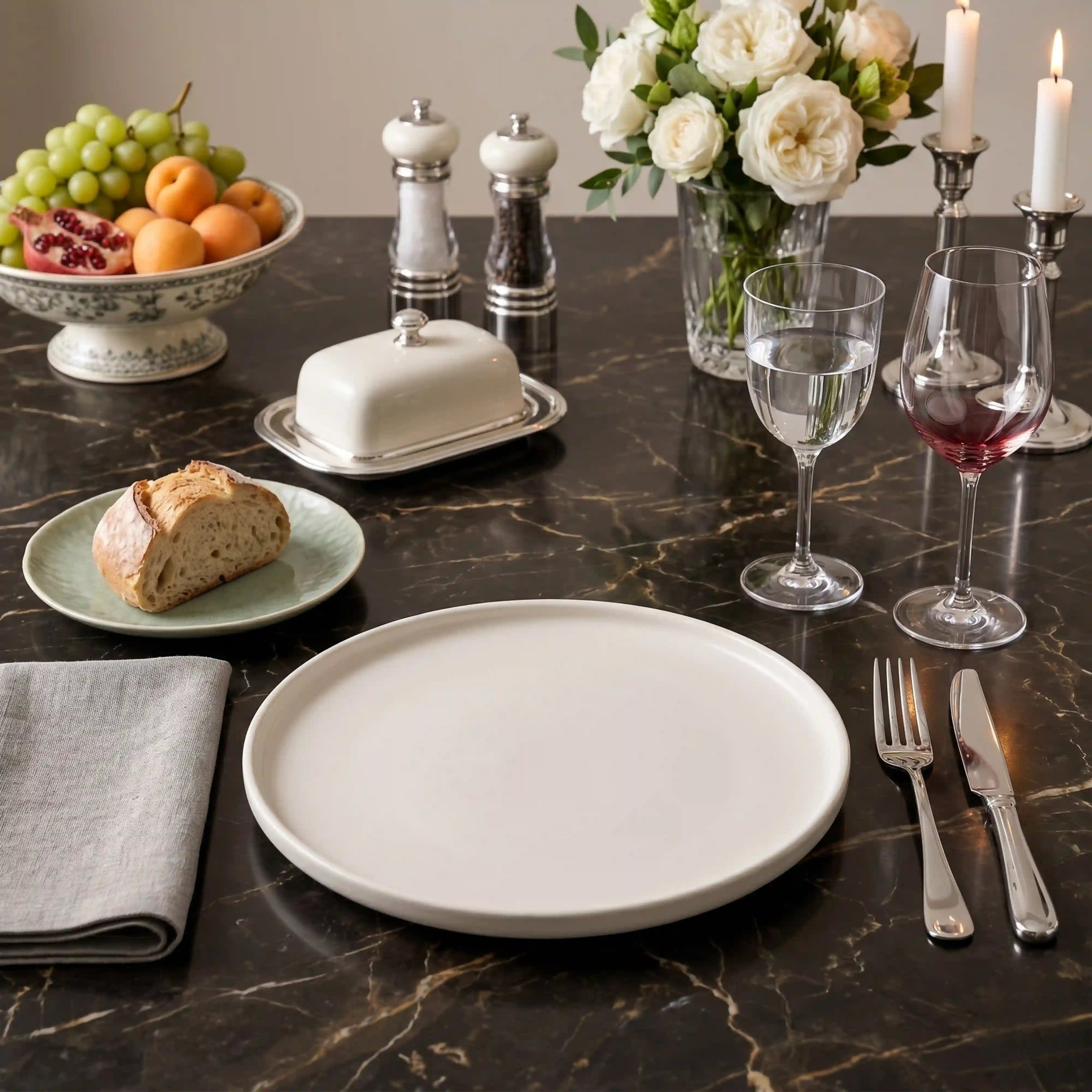 PLAIN WHITE PLATE