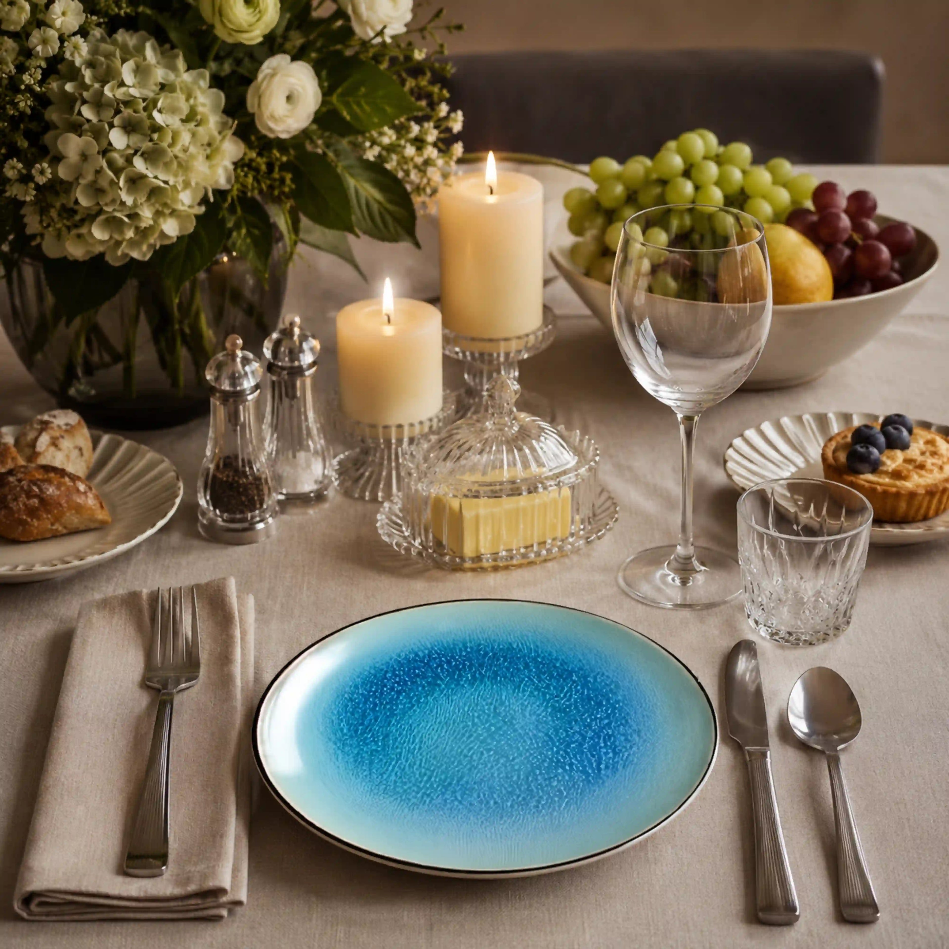MYSTERIOUS BLUE PLATE