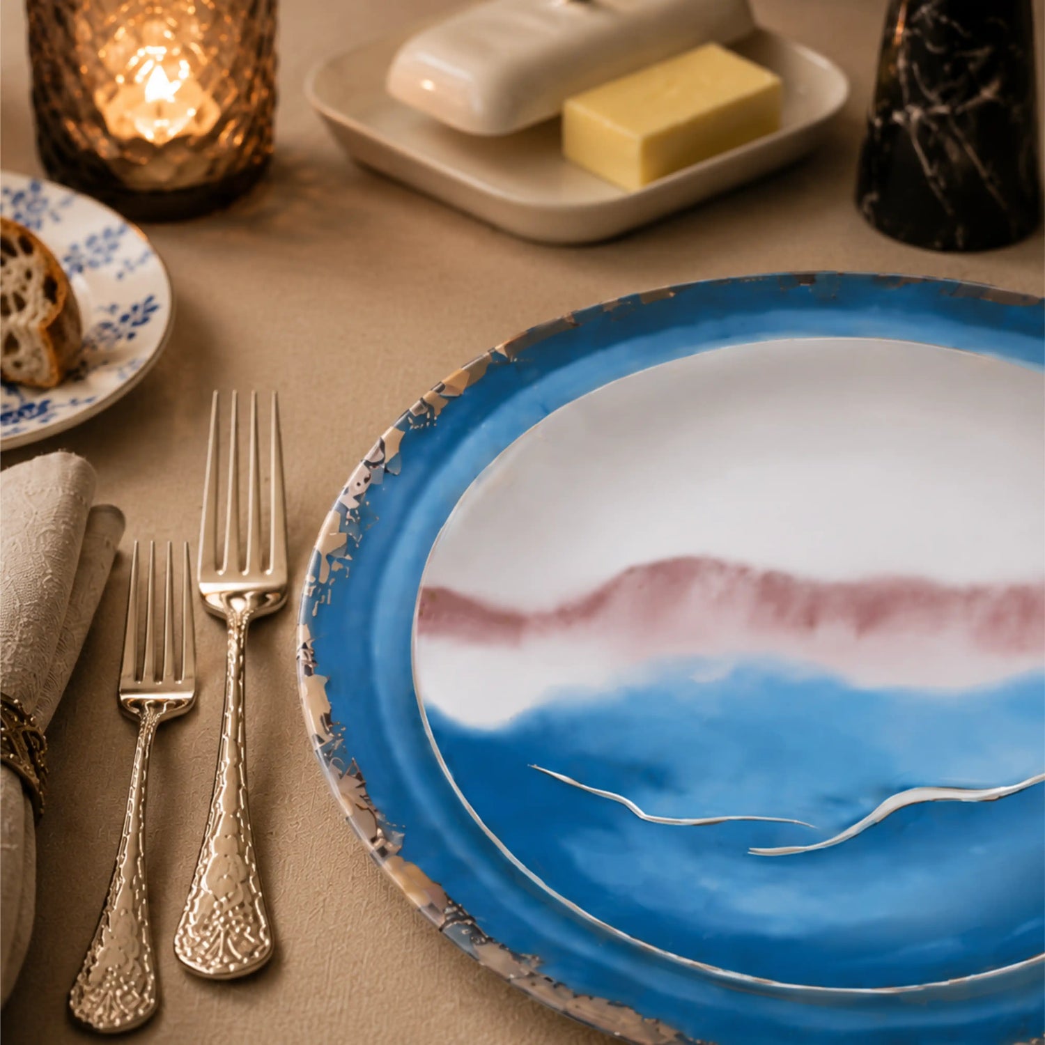 VAN GOGH BLEU PLATE