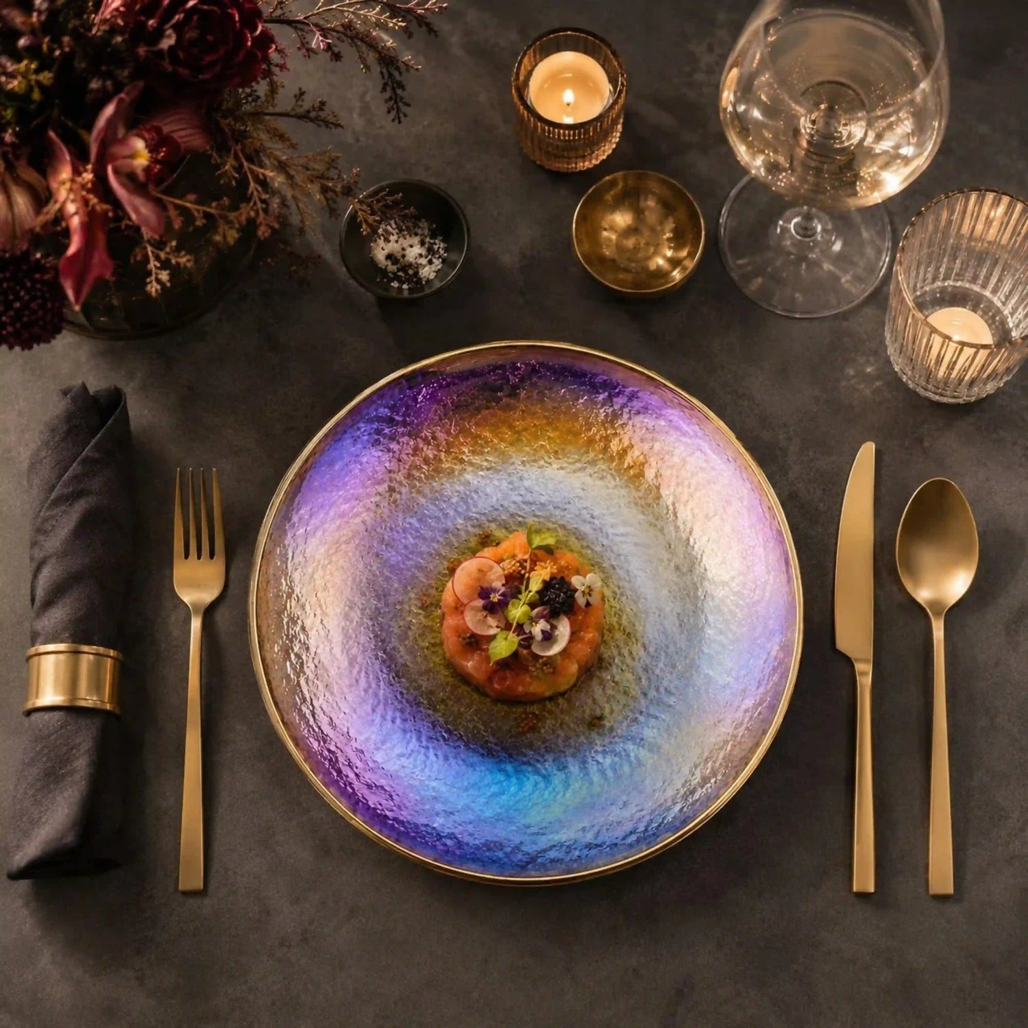 RAINBOW OPAQUE PLATE