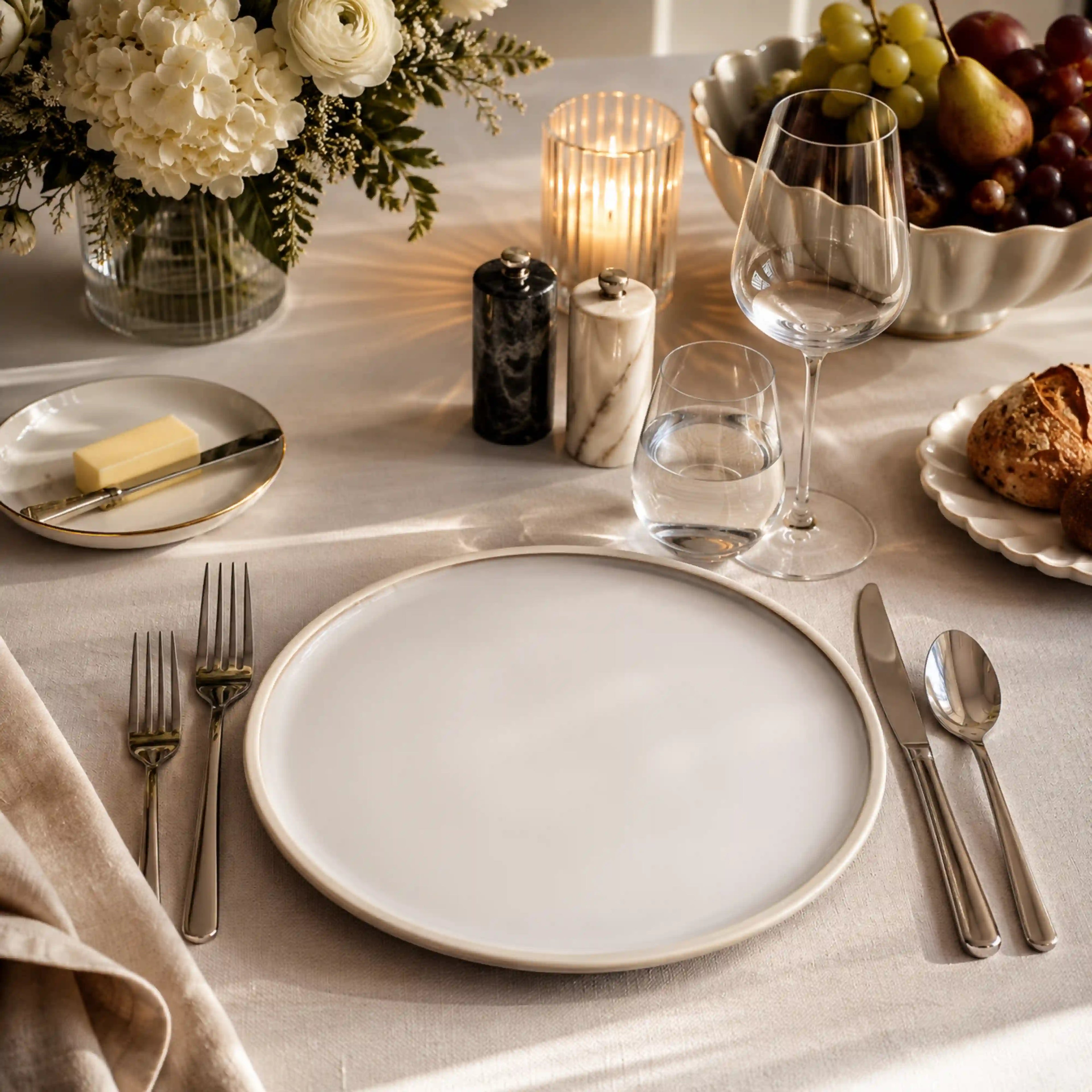 FAYETTE BLANC PLATE