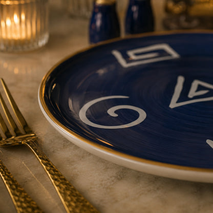 EMILIA AZURE PLATE