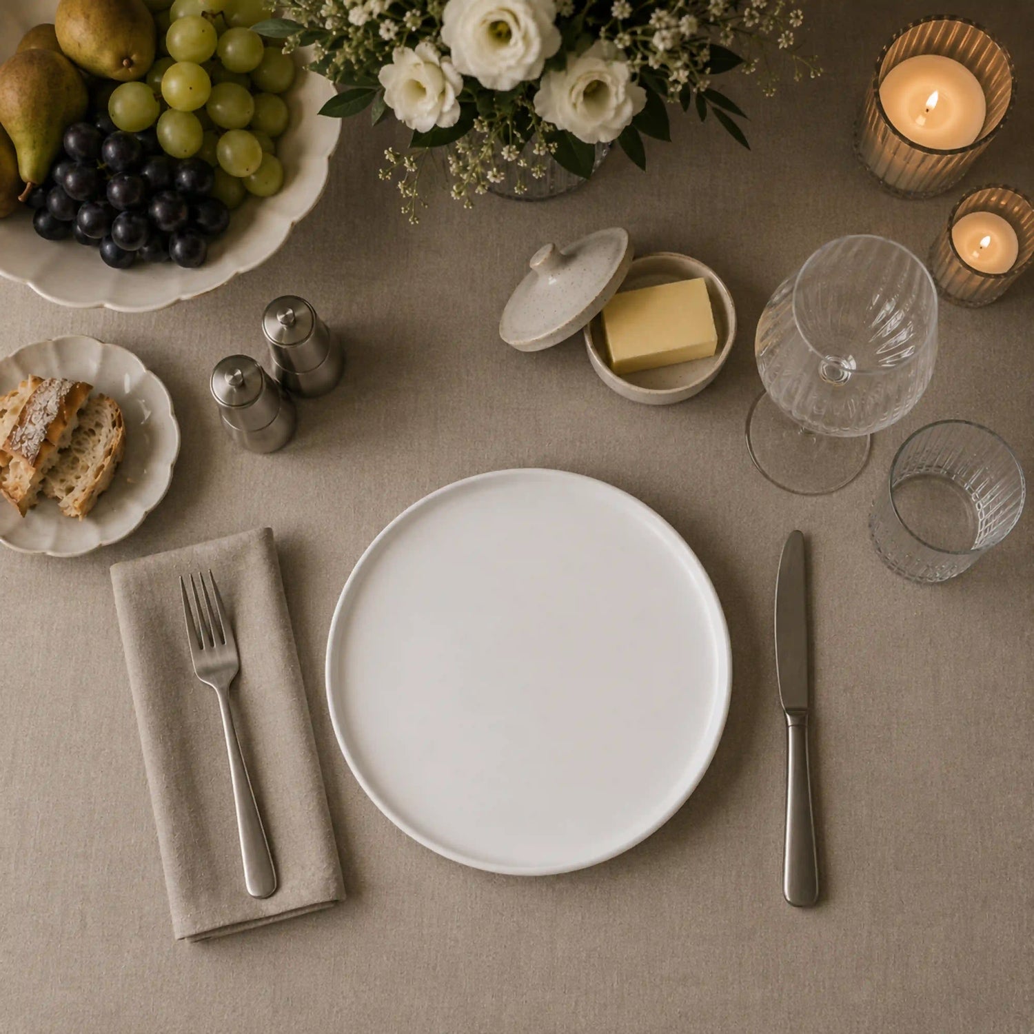 PLAIN WHITE PLATE