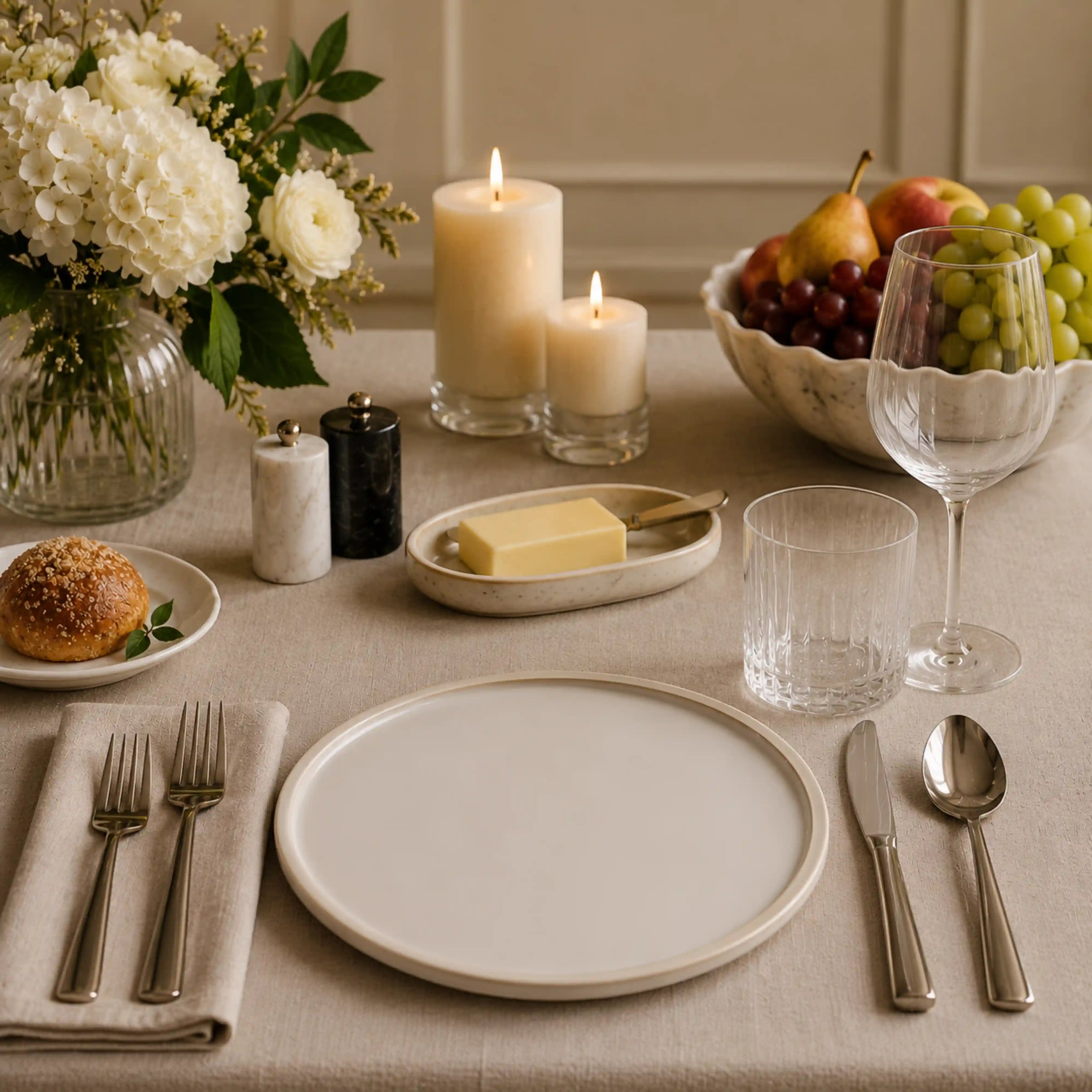 FAYETTE BLANC PLATE