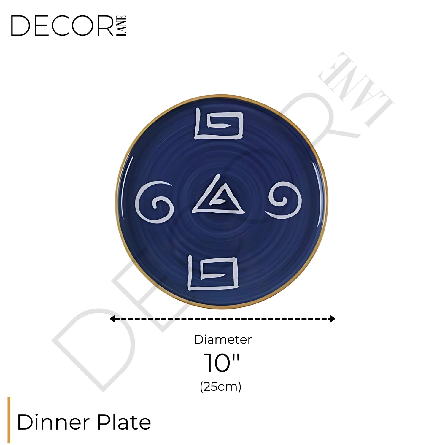 EMILIA AZURE PLATE