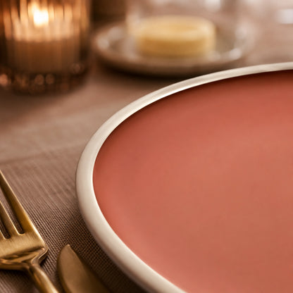 FAYETTE BLUSH ROSE PLATE