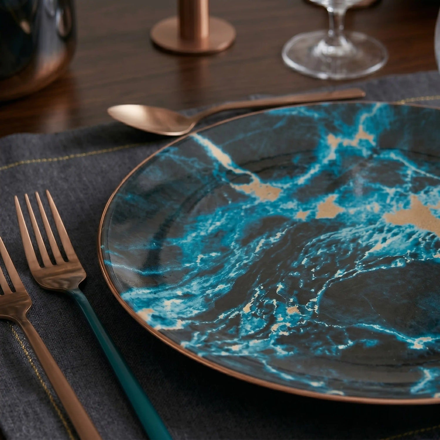 MICHAELANGELO BLEU PLATE