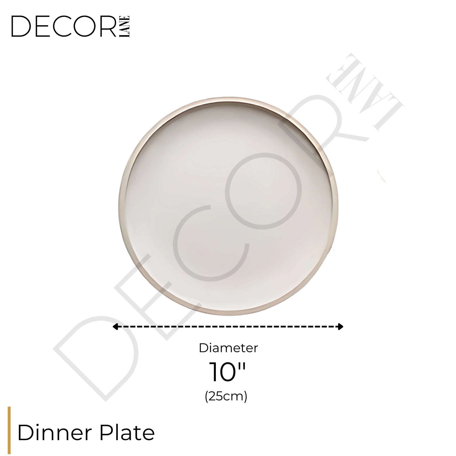 FAYETTE BLANC PLATE