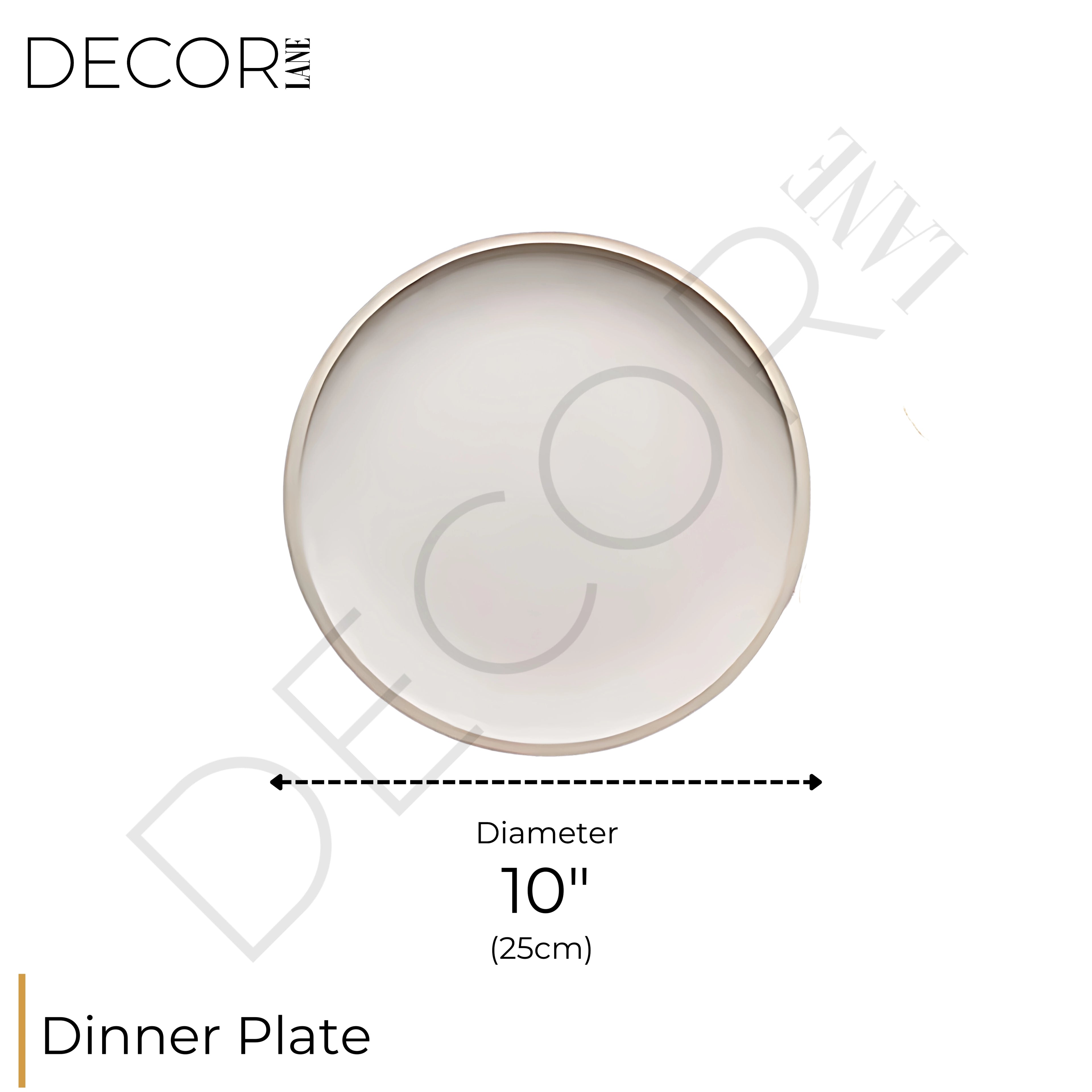 FAYETTE BLANC PLATE