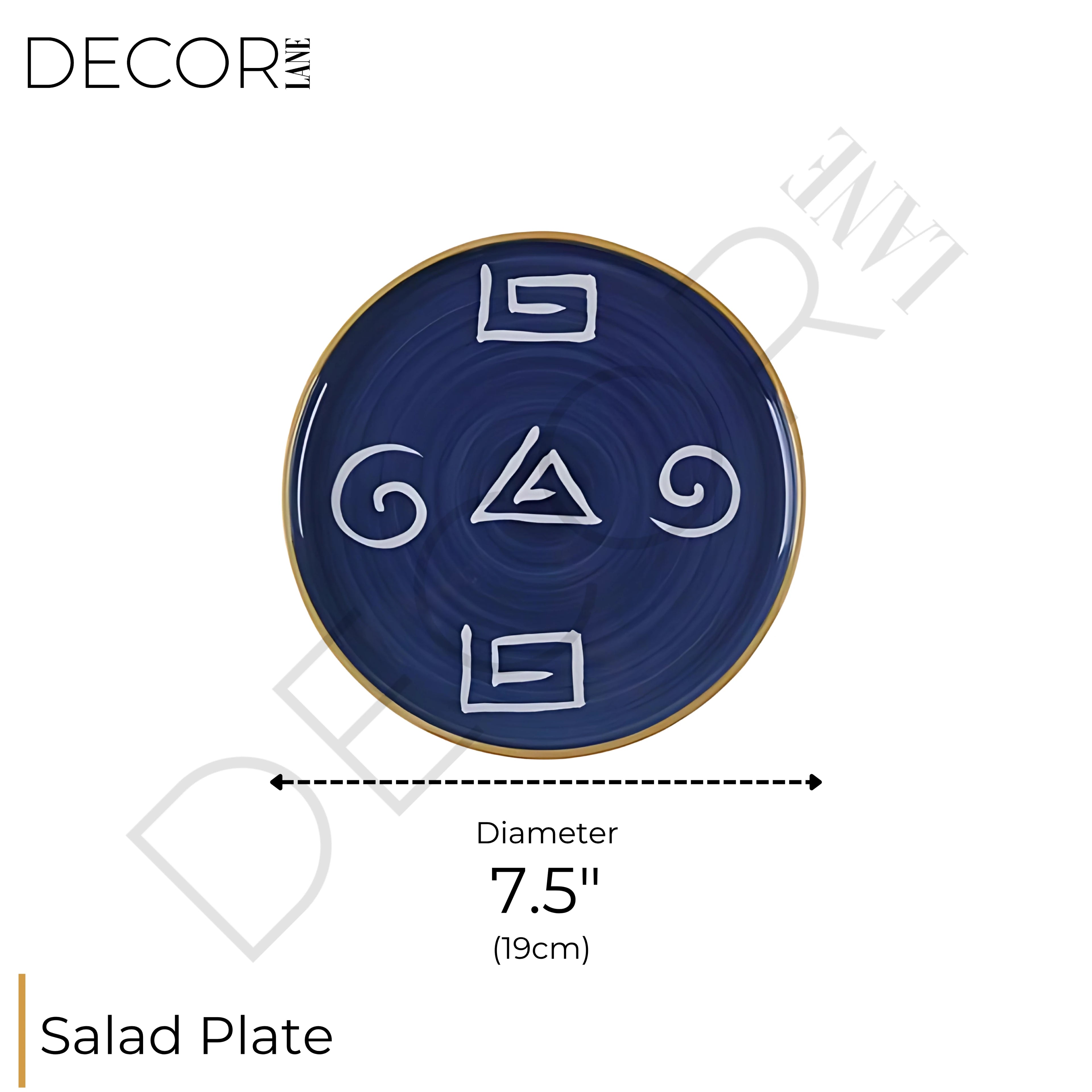 EMILIA AZURE PLATE