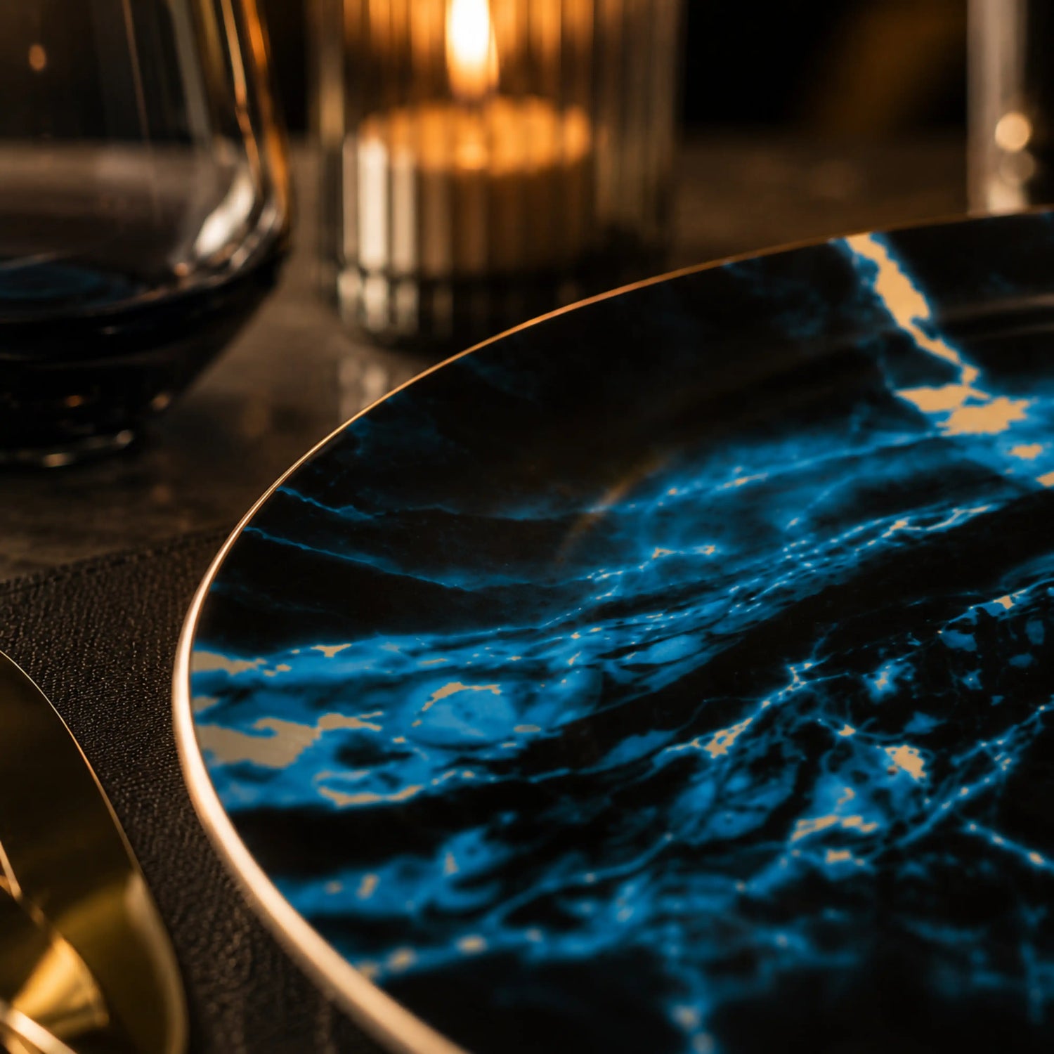 MICHAELANGELO BLEU PLATE