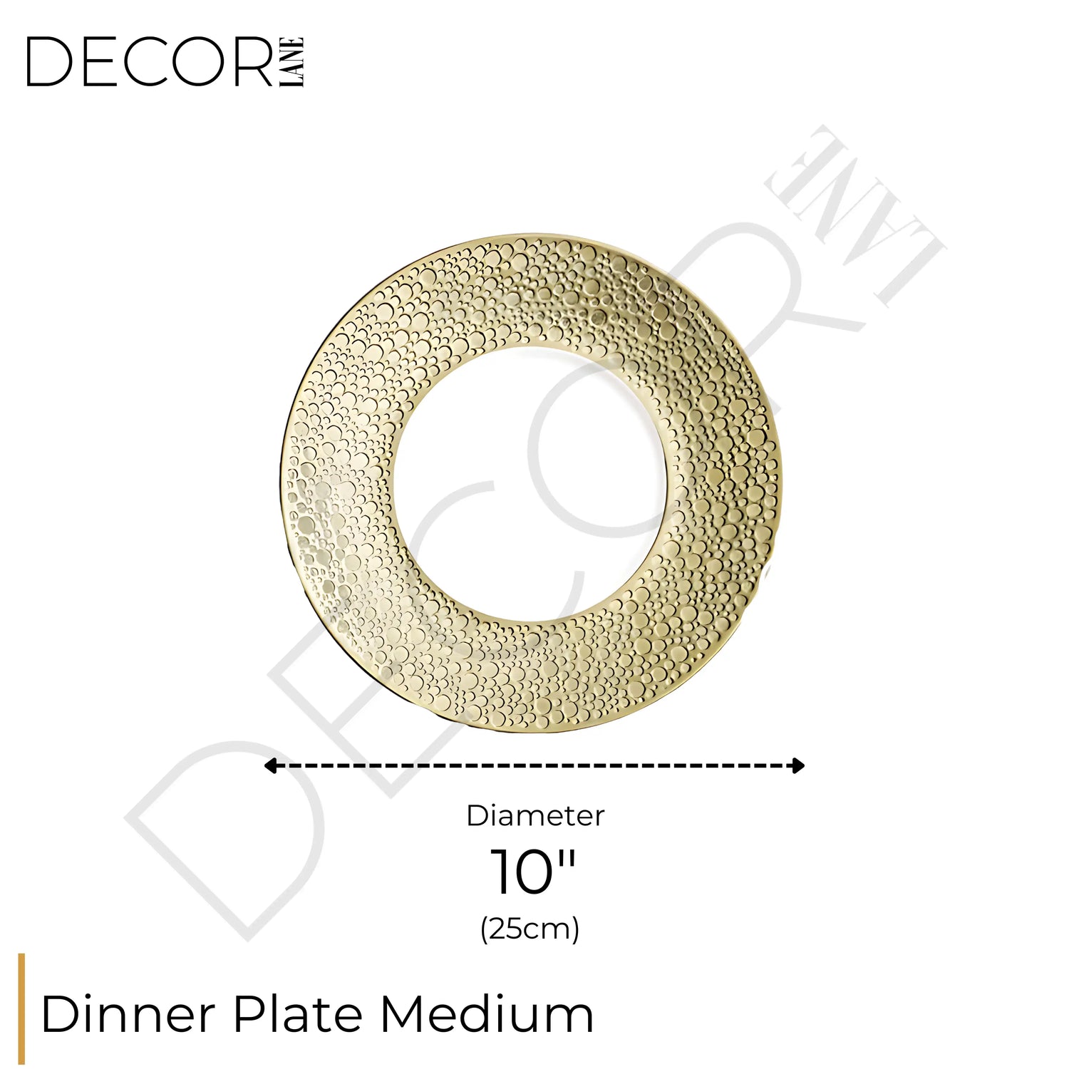 MILLIE GOLD PLATE