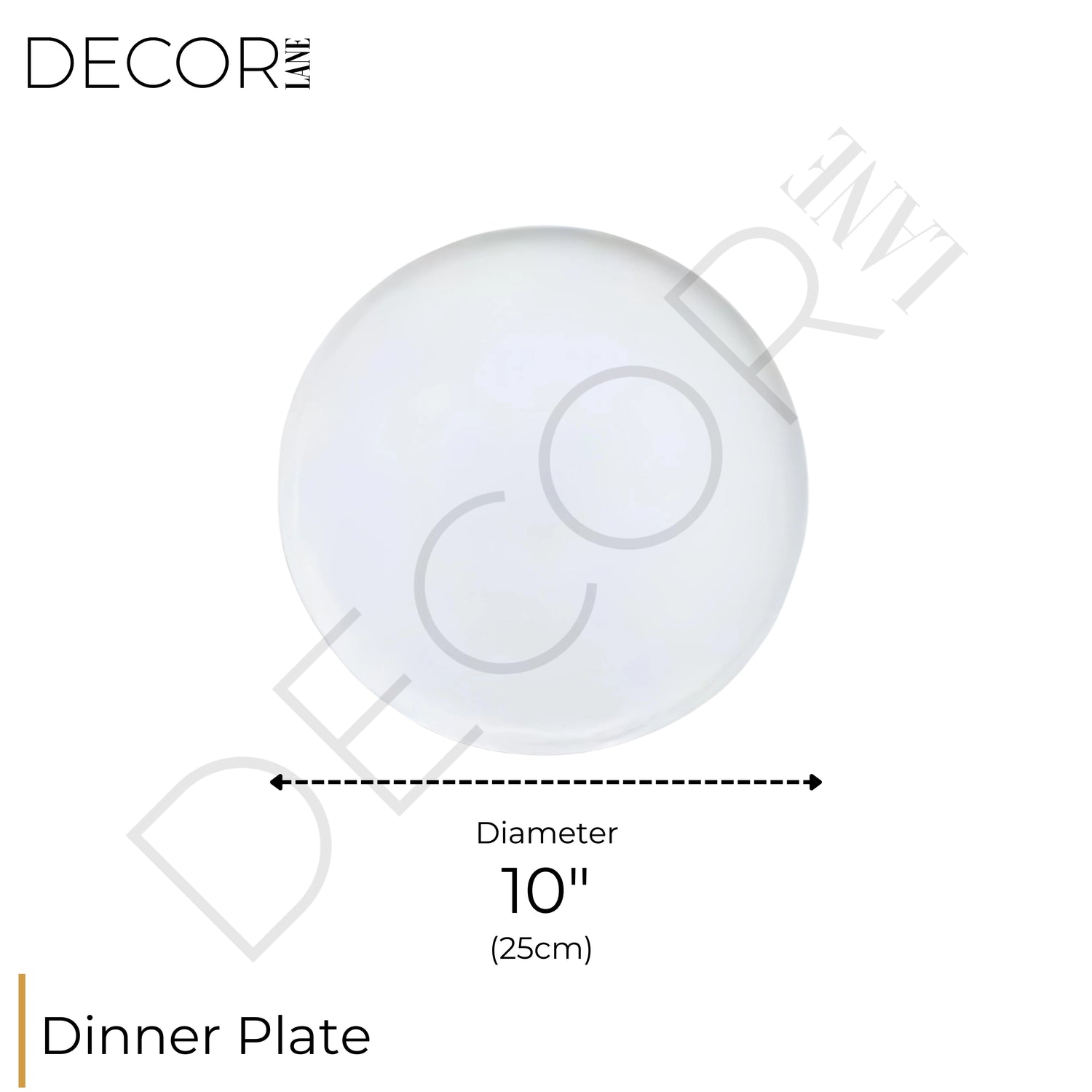 PLAIN WHITE PLATE