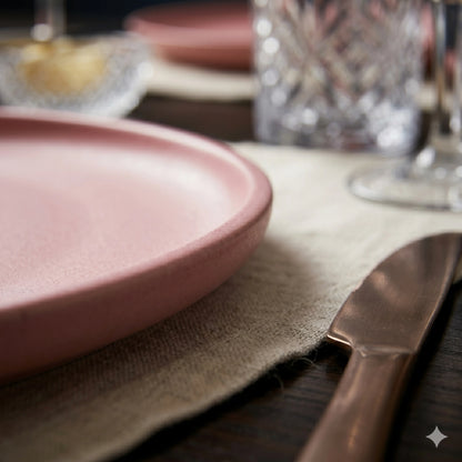 PLAIN ROSE PLATE