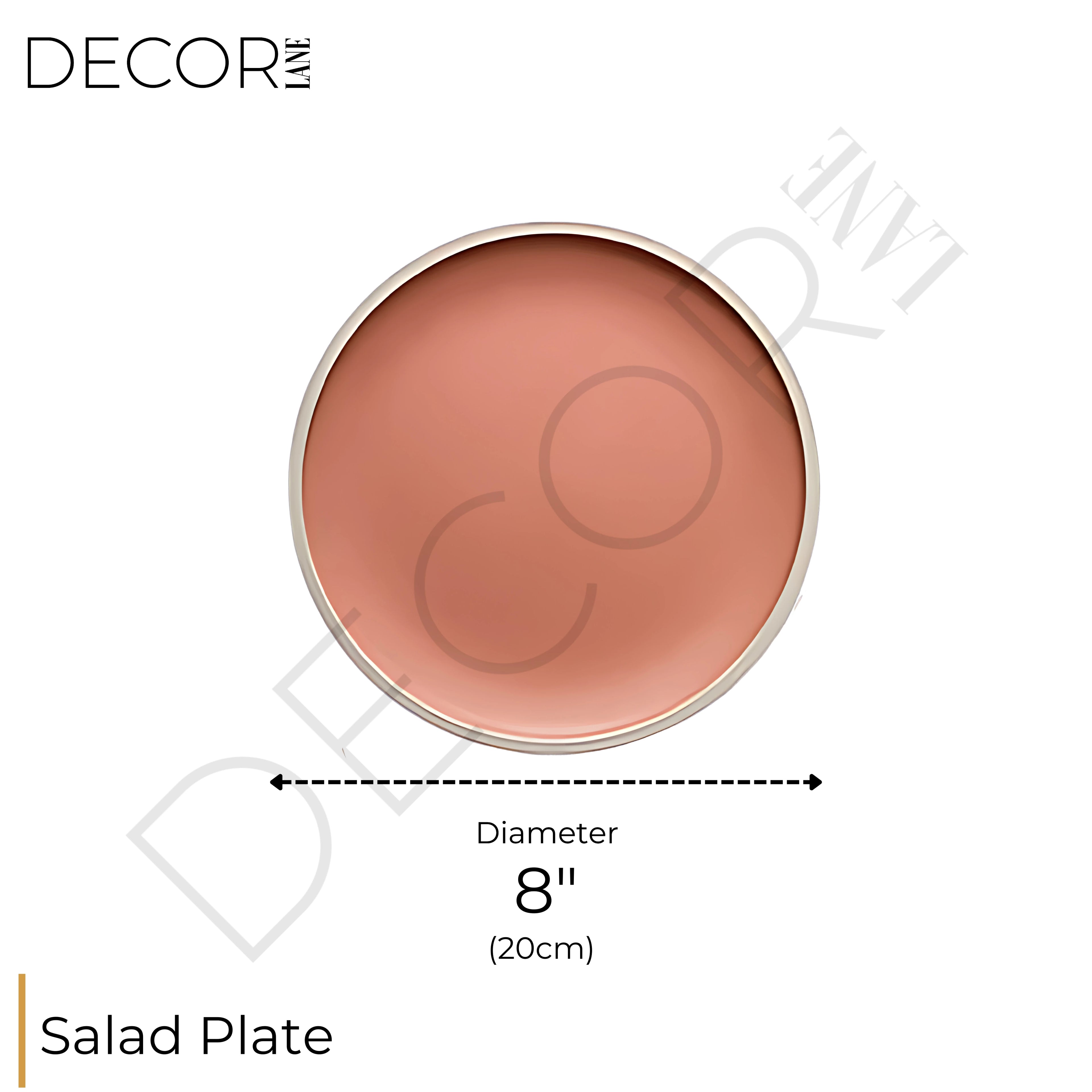 FAYETTE BLUSH ROSE PLATE