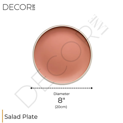 FAYETTE BLUSH ROSE PLATE
