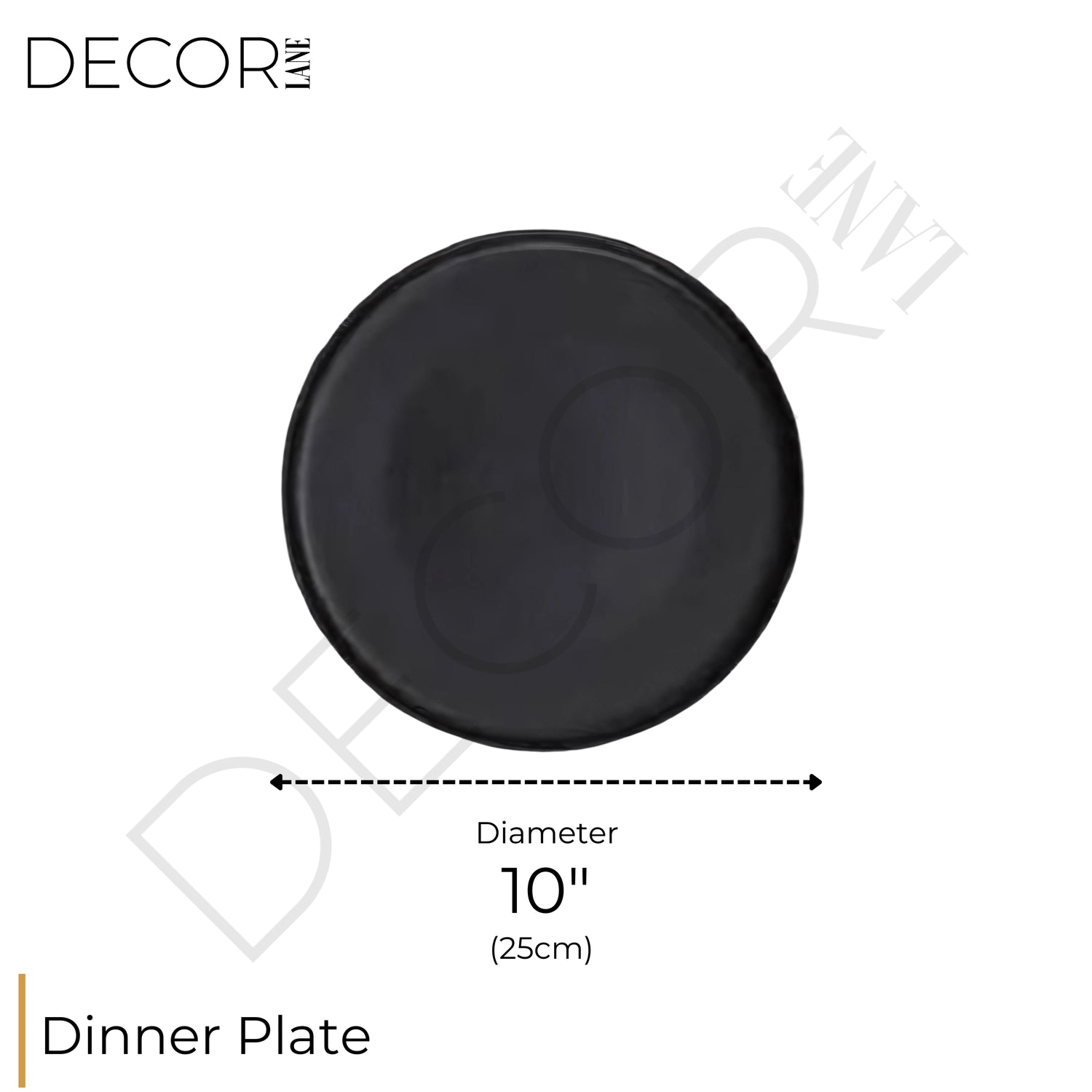 PLAIN NOIR PLATE