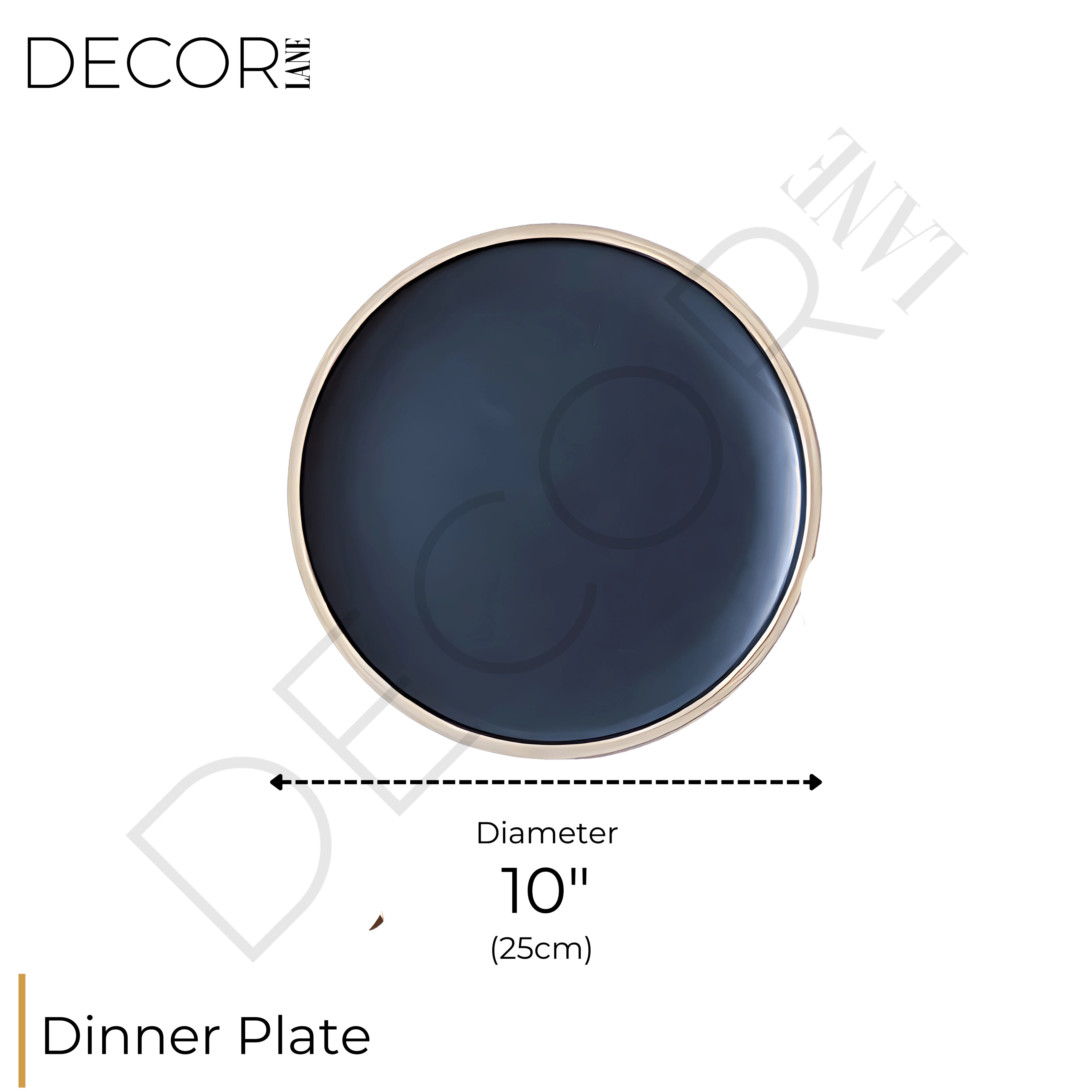 FAYETTE ROYAL BLEU PLATE