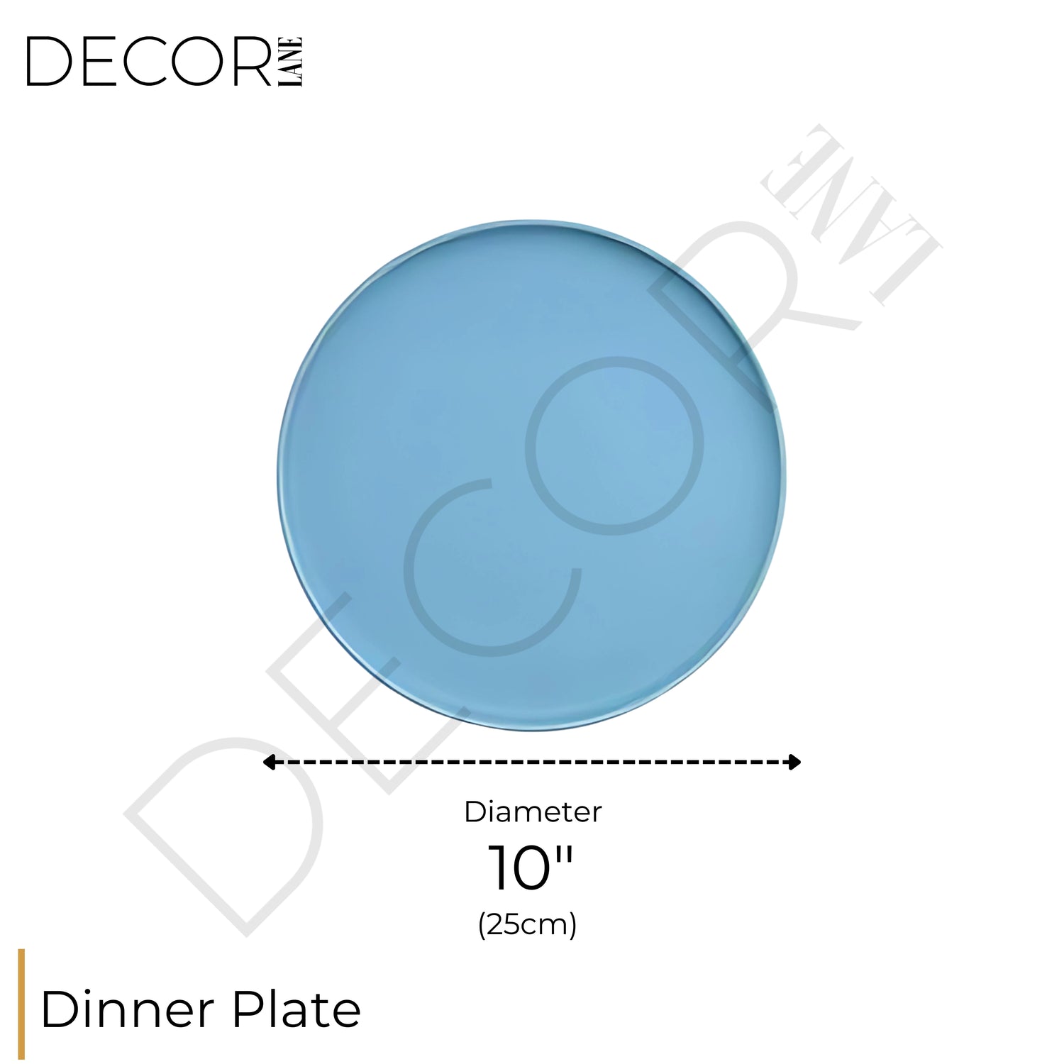 PLAIN BLEU PLATE