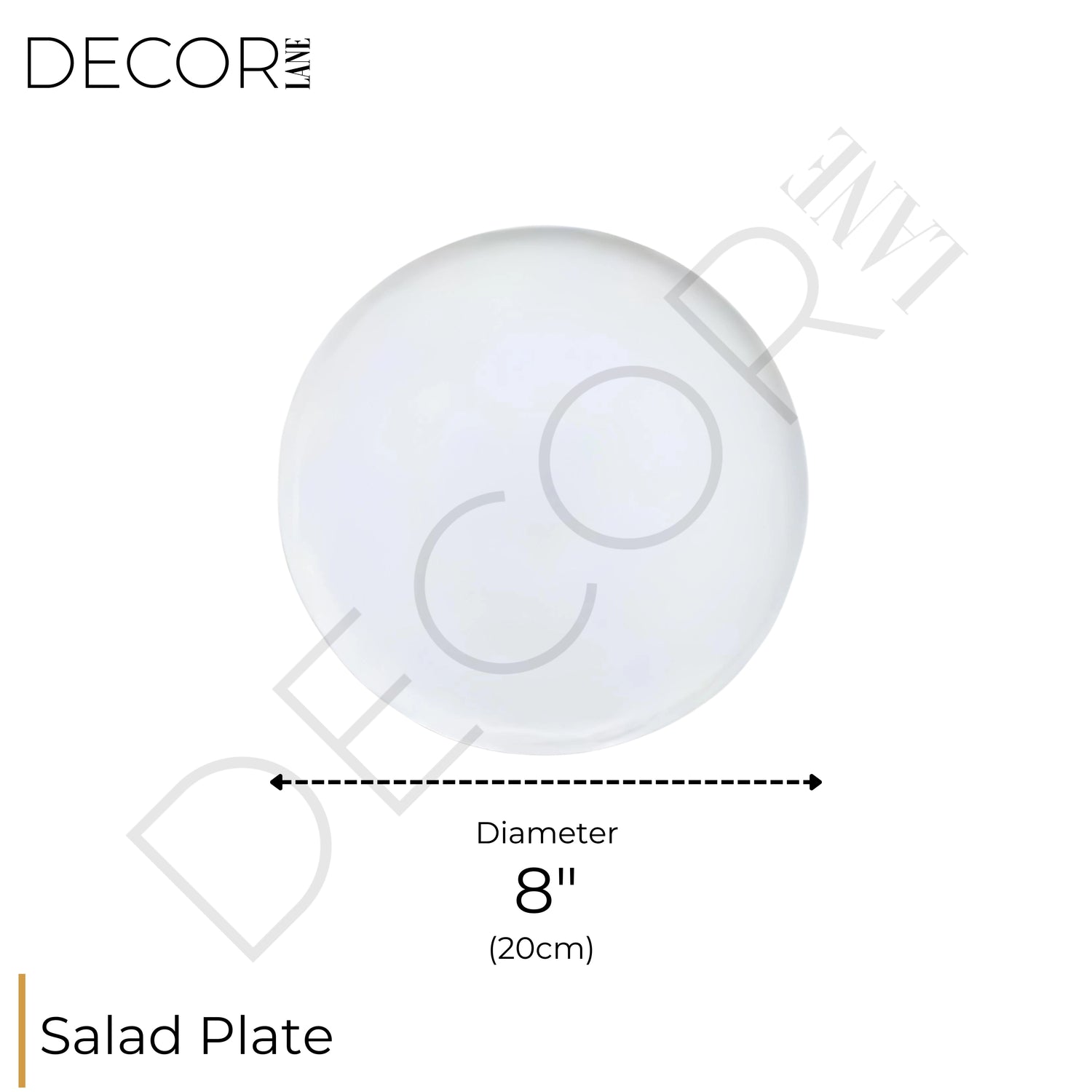 PLAIN WHITE PLATE
