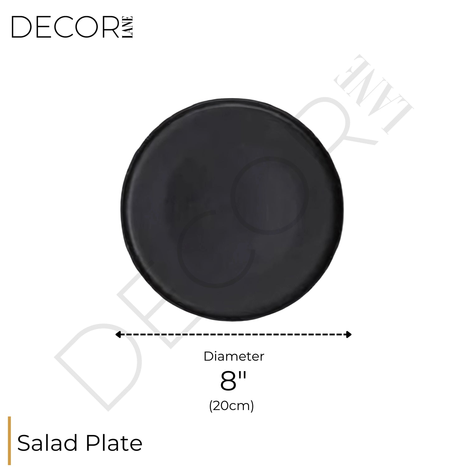 PLAIN NOIR PLATE