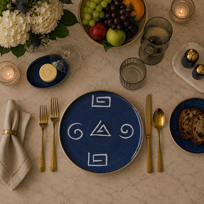 EMILIA AZURE PLATE
