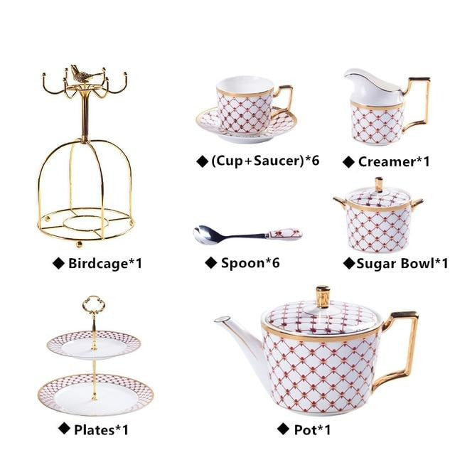 Vatican Teacup Collection Set, Decor Lane