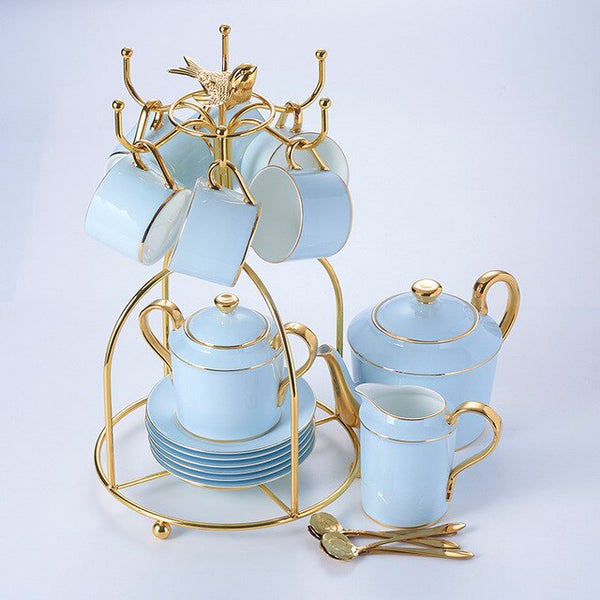 SANTORINI TEACUP COLLECTION SET