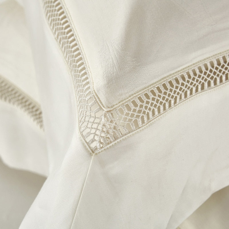 HUDSON PREMIUM DUVET COVER &amp; SHAMS EGYPTIAN COTTON 600TC