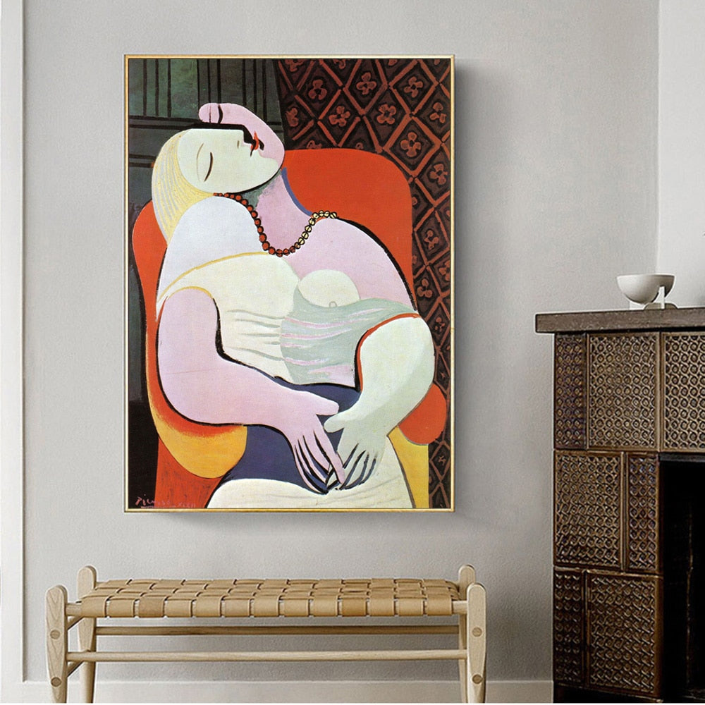 THE DREAM (Le Rêve) 1932 By Pablo Picasso CANVAS PRINT