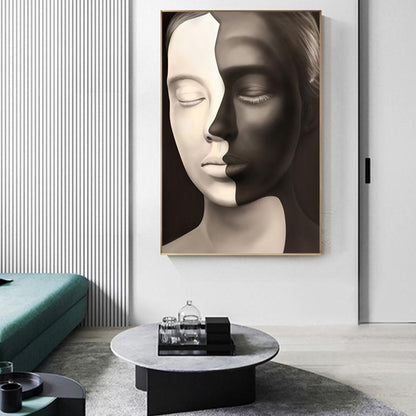 YING &amp; YANG CANVAS PRINT