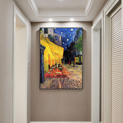 CAFE TERRACE AT NIGHT By Vincent Van Gogh CANVAS PRINT