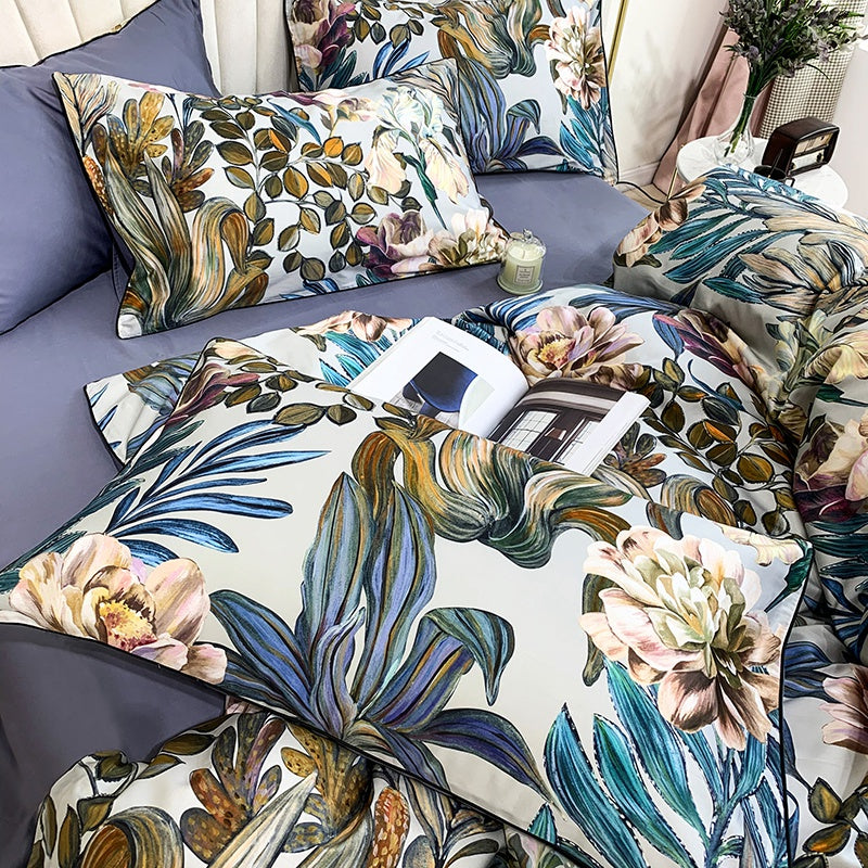 BOHO FEVER DUVET COVER &amp; SHAMS EGYPTIAN COTTON 400TC