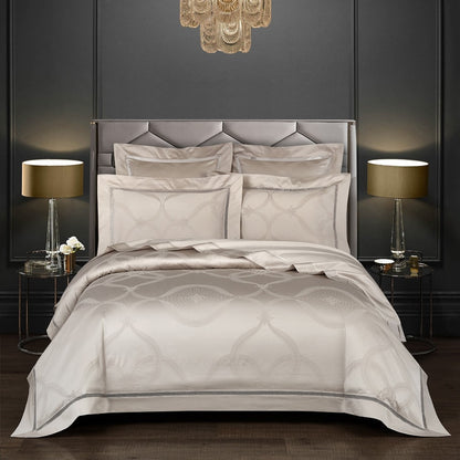 HUDSON PREMIUM DUVET COVER &amp; SHAMS EGYPTIAN COTTON 600TC