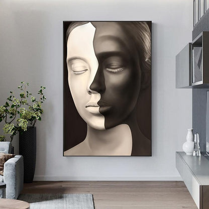 YING &amp; YANG CANVAS PRINT