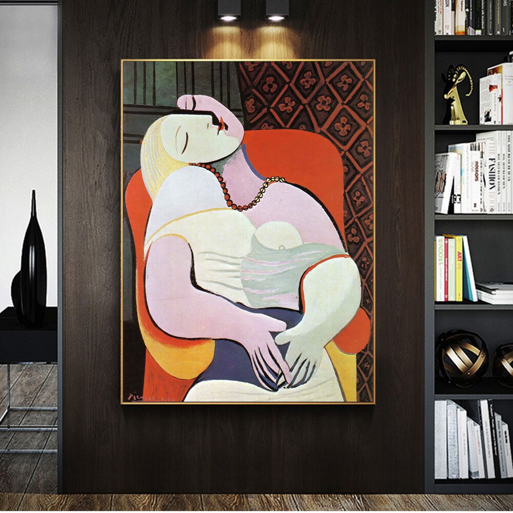 THE DREAM (Le Rêve) 1932 By Pablo Picasso CANVAS PRINT