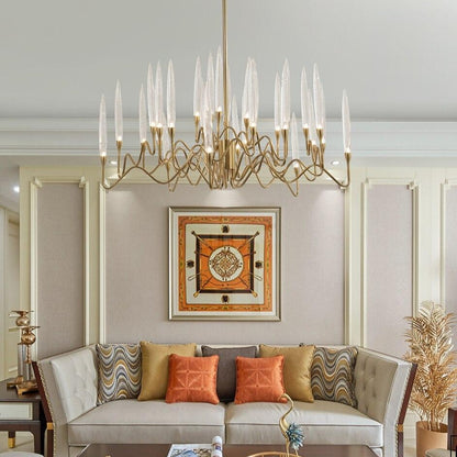 EUROPEAN CANDLE CHANDELIER