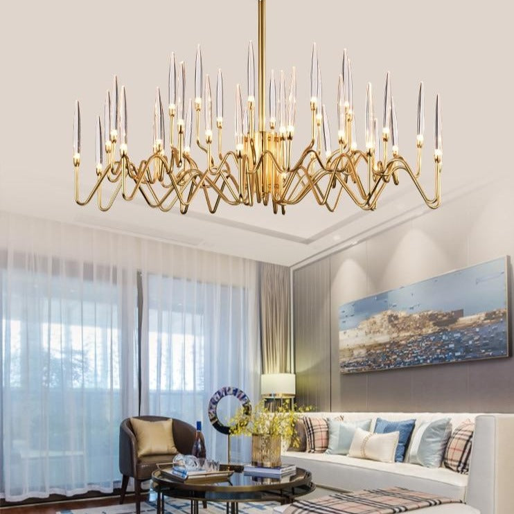 EUROPEAN CANDLE CHANDELIER
