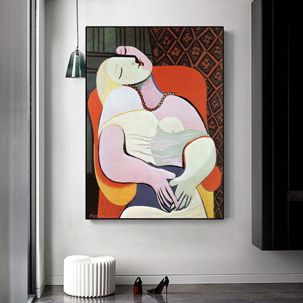 THE DREAM (Le Rêve) 1932 By Pablo Picasso CANVAS PRINT