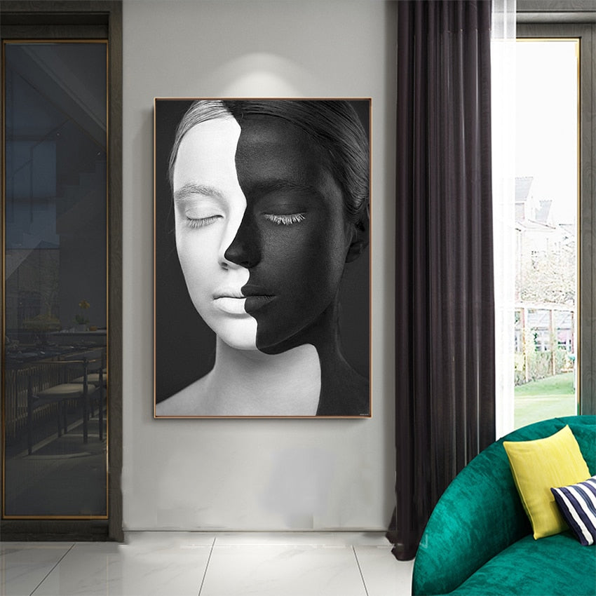 YING &amp; YANG CANVAS PRINT