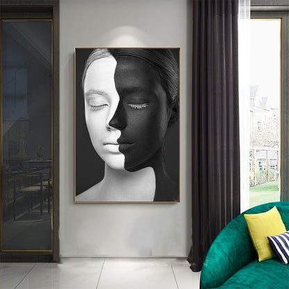 YING &amp; YANG CANVAS PRINT
